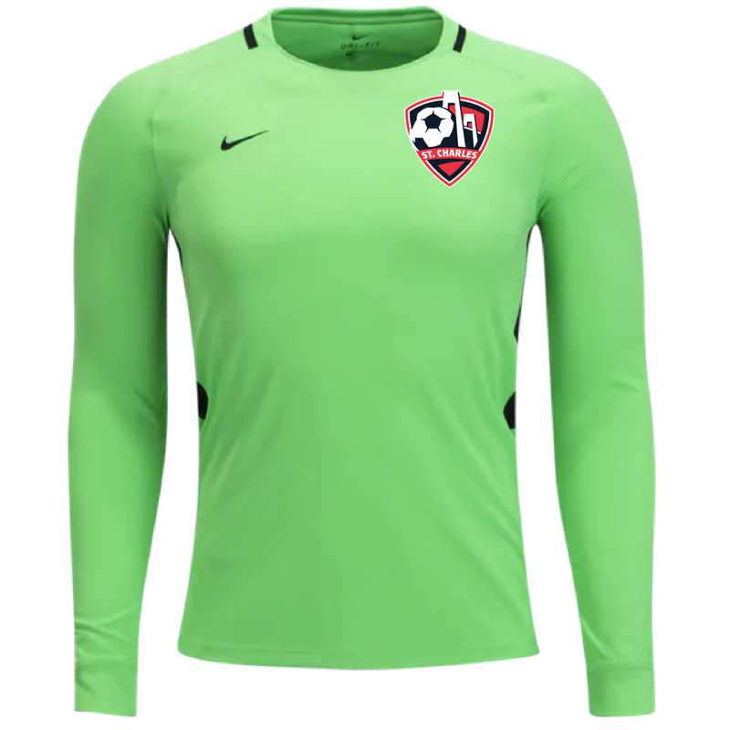 Nike SCSL Park III GK Jersey - Green St. Charles Soccer League Mens Small  - Third Coast Soccer