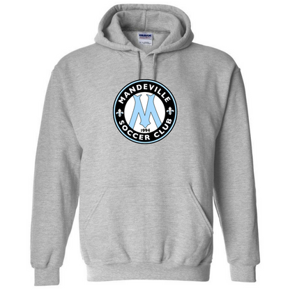 MSC Hooded Sweatshirt - Black, Grey or Light Blue MSC Spiritwear Sport Grey Small - Third Coast Soccer