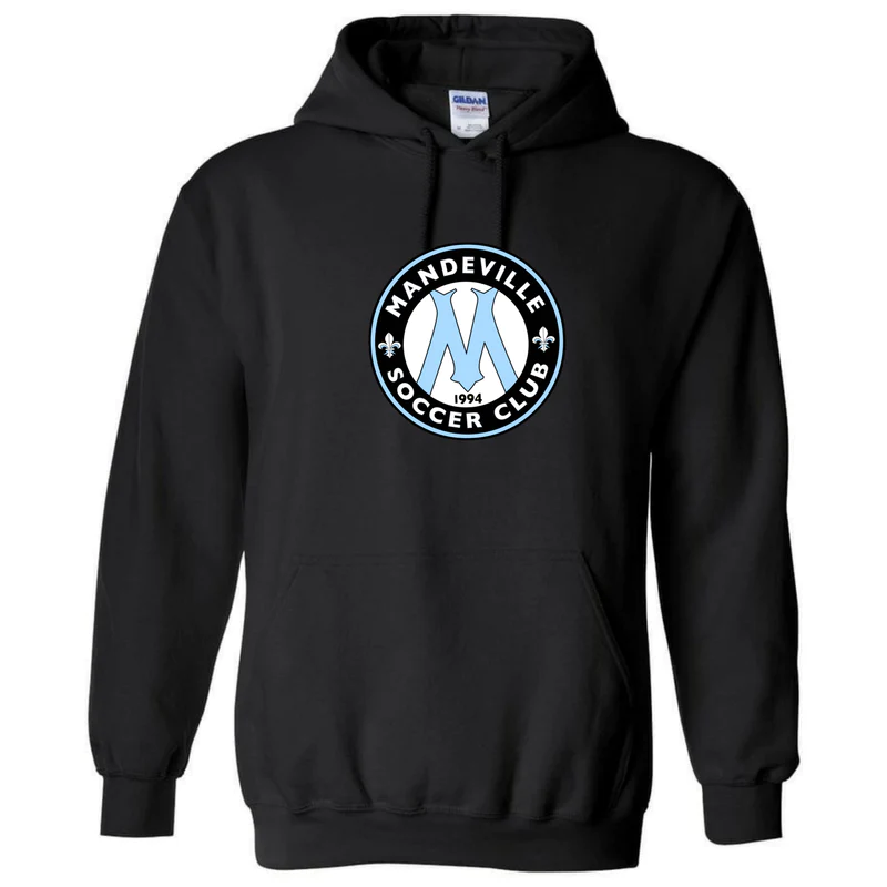 MSC Hooded Sweatshirt - Black, Grey or Light Blue MSC Spiritwear Black Small - Third Coast Soccer