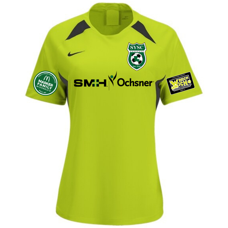 NIKE SYSC WMNS LEGEND JSY Slidell Youth Soccer Club Womens Small  - Third Coast Soccer