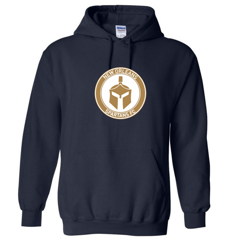 Spartans Hooded Sweatshirt - Black Spartans FC Black Mens Small - Third Coast Soccer