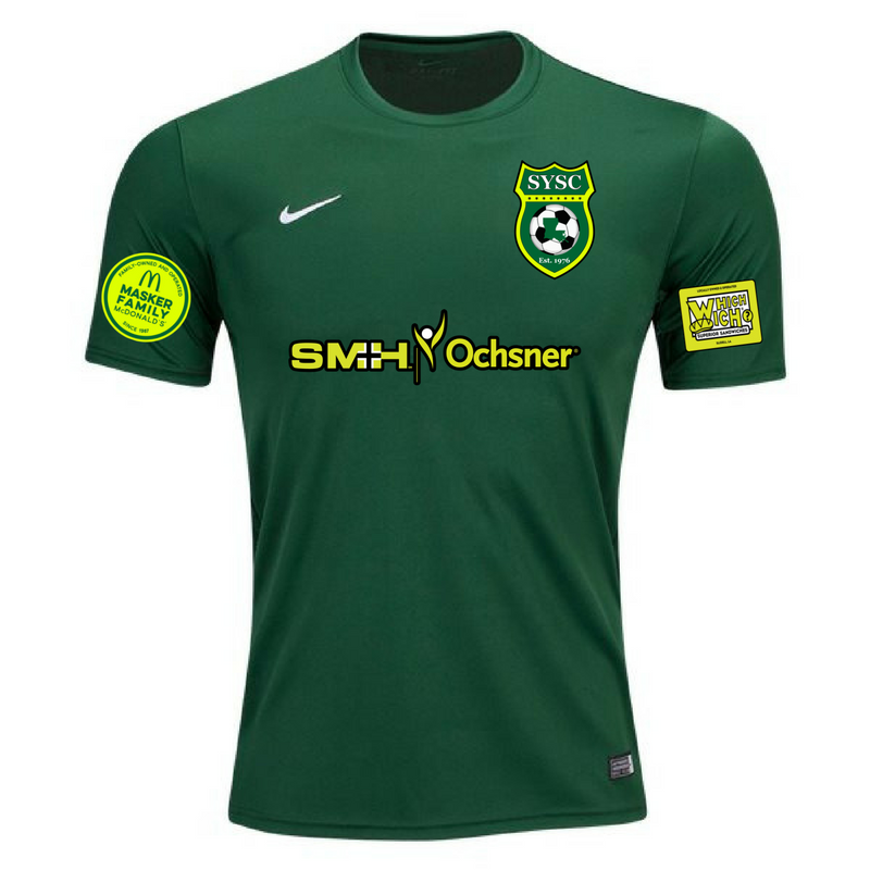 Nike SYSC Men's Tiempo II Jersey Jerseys Mens Small  - Third Coast Soccer