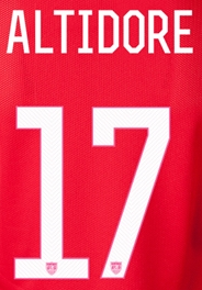 Usa 14/15 Altidore #17 Away Name And Number Set Replica Hero Printing   - Third Coast Soccer