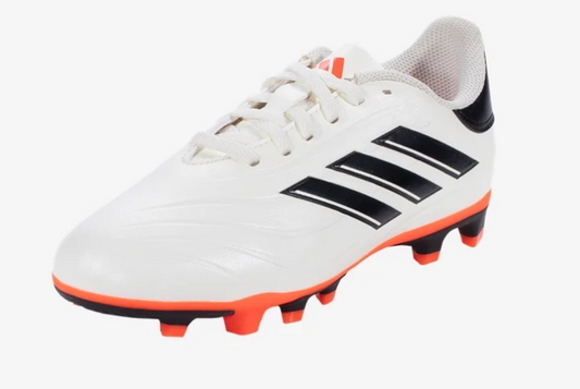 adidas Junior Copa Pure 2 Club FXG - Ivory/Black/Solar Red Youth Footwear   - Third Coast Soccer