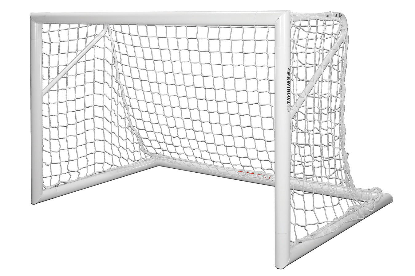 KWIKGOAL Deluxe European Club Goal - 4" x 6" Goals 4X6X2X4.25 White - Third Coast Soccer
