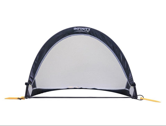 KwikGoal Infinity Lite Pop-up Goal 2' - Black Goals Black Set - Third Coast Soccer