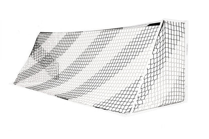 Kwikgoal Evolution Net, 8H x 24W x 3D x 8 1/2B, 120mm square mesh, HTPP, solid braid knotless Nets - Third Coast Soccer