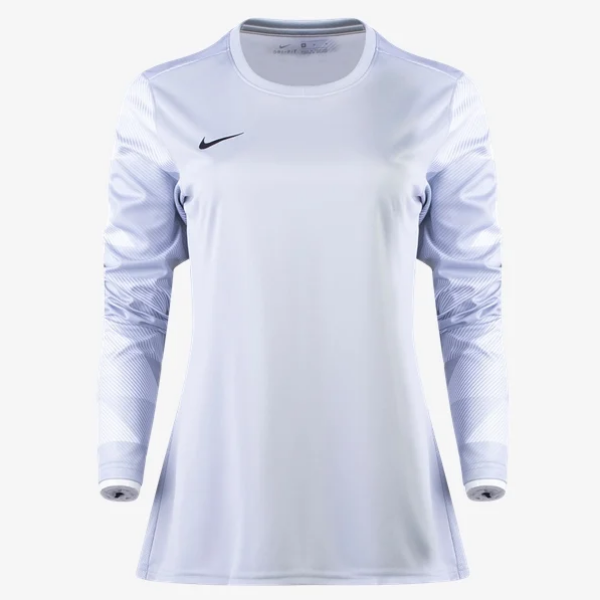 Nike Women's Park IV LS GK Jersey Goalkeeper Wolf Grey/White/Black Womens X-Small - Third Coast Soccer