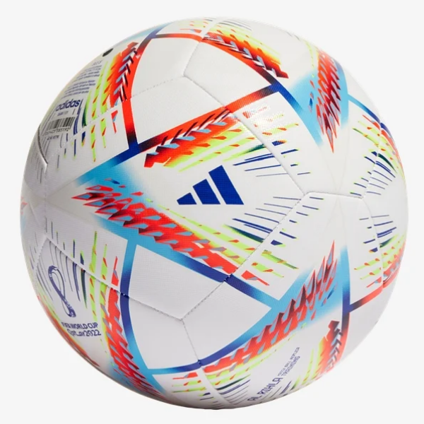 adidas FIFA World Cup 2022 Al Rihla Training Ball Balls Size 4 White/Pantone - Third Coast Soccer