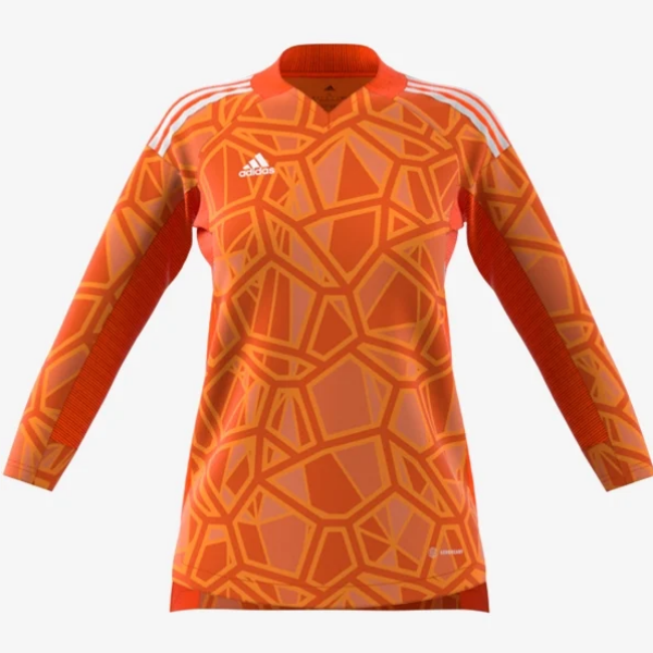 adidas Women's Condivo 22 LS Goalkeeper Jersey - Orange apparel closeout Orange Womens XSmall - Third Coast Soccer