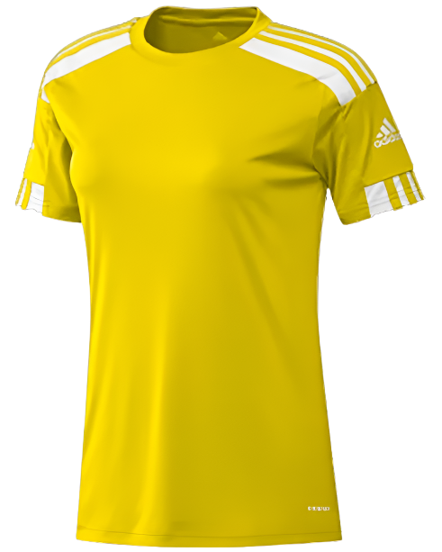 adidas Women's Squadra 21 Jersey - Yellow/White Jerseys   - Third Coast Soccer