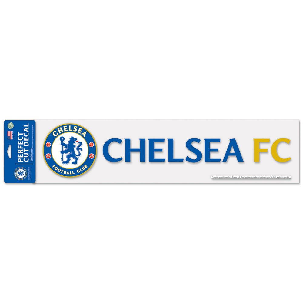 Chelsea FC 4"x17" Window Decal General Accessories Each  - Third Coast Soccer