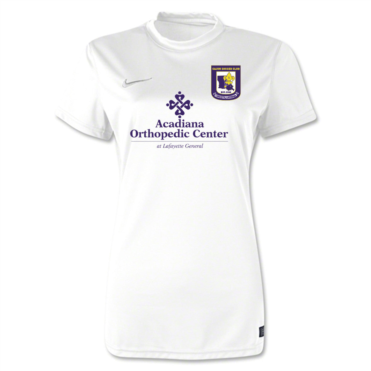 Nike CSC Women's Striker IV Jersey - White Cajun Soccer Club White Women'S Small - Third Coast Soccer