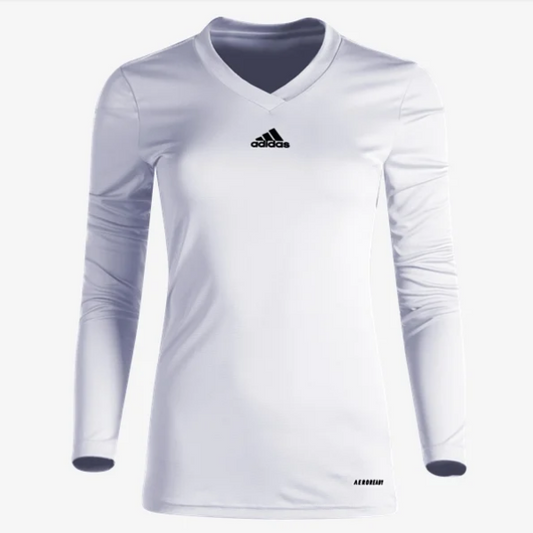 adidas LATDP Womens Team Base Tee - White LA TDP Elite Girls Womens Extra Small White - Third Coast Soccer