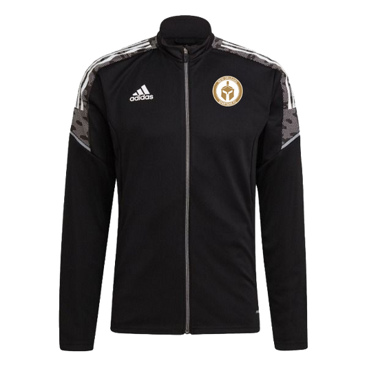 adidas Women's Condivo 21 Training Jacket Jackets Womens Extra Small Black/White - Third Coast Soccer