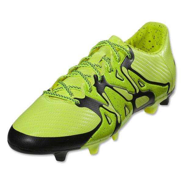 adidas X 15.3 FG/AG - Solar Yellow/Black Mens Firm Ground 6.5 Solar Yellow/Frozen Yellow/Blk - Third Coast Soccer