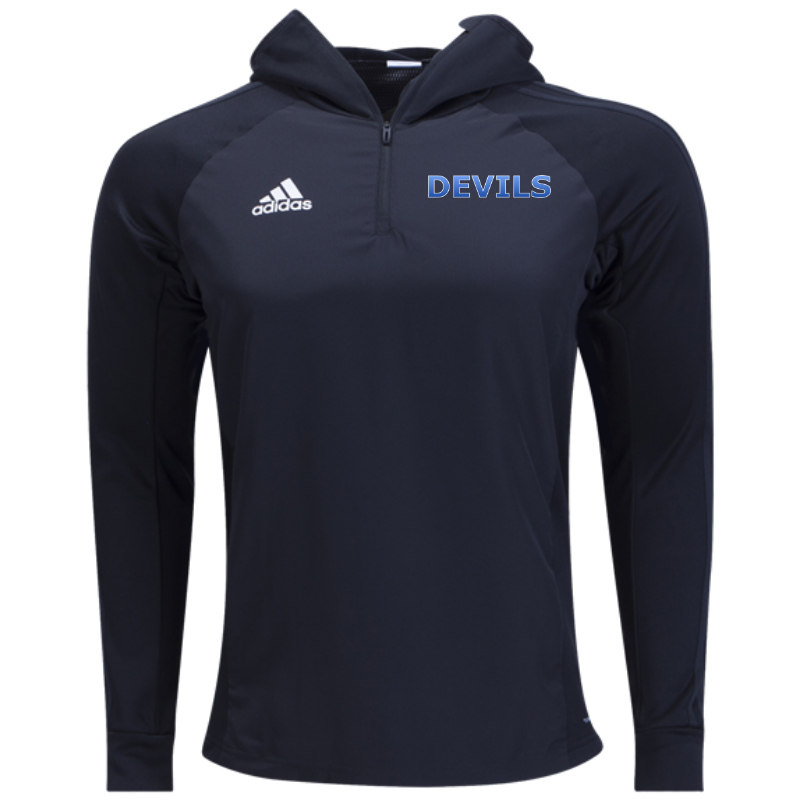 adidas PRC Condivo 18 Warm Top Pearl River County Mens Small Black/White - Third Coast Soccer